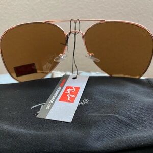 Aviator Rose Gold Sunglasses